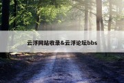 云浮网站收录&amp;云浮论坛bbs