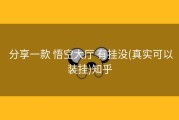  分享一款 悟空大厅 有挂没(真实可以装挂)知乎