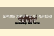  金牌讲解 爱来掌中宝 是不是有挂(确实有挂)-知乎