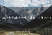 2025九龙坡综合性招聘会（2月15日）