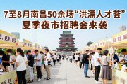 7至8月南昌50余场‘洪漂人才荟’夏季夜市招聘会来袭