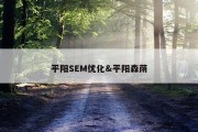平阳SEM优化&amp;平阳森荫