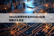 inbody体测分析话术&amp;inbody体测是什么意思
