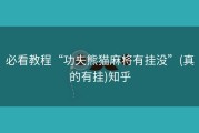 必看教程“功夫熊猫麻将有挂没”(真的有挂)知乎