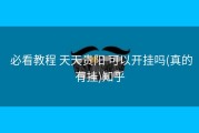  必看教程 天天贵阳 可以开挂吗(真的有挂)知乎