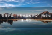 导师分享“贵州水鱼有挂没”(确实有挂)-知乎