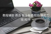  教程辅助 鼎吉 有没有透视挂(真的有挂)知乎