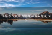  揭秘 家乡大贰 有没有挂(确实有挂)-知乎