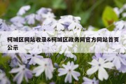 柯城区网站收录&amp;柯城区政务网官方网站首页公示