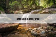 奖励话术&amp;奖励 文案
