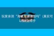 玩家亲测“海螺互娱有挂吗”(真实可以装挂)知乎