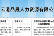 灌云县元旦大型招聘会圆满落幕，企业用工需求获有力保障