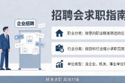 招聘会求职指南：按职业、行业、单位类型精准找岗位