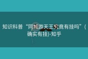 知识科普“同城游天王究竟有挂吗”(确实有挂)-知乎