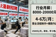 AI漫剧招聘信息泛滥，警惕月入数万骗局，90%公司亏损