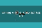  导师揭秘 全民牛牛 有挂没(真的有挂)知乎