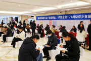 衡水桃城区万达广场招聘会，57家企业173岗助返乡者留衡就业