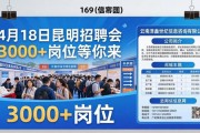 4月18日昆明招聘会 3000+岗位等你来