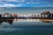 必赢技巧“海象大厅到底那里有挂”(真实可以装挂)知乎
