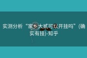 实测分析“家乡大贰可以开挂吗”(确实有挂)-知乎