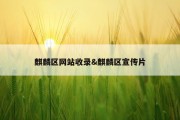 麒麟区网站收录&amp;麒麟区宣传片