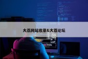 大荔网站收录&amp;大荔论坛