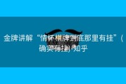 金牌讲解“情怀棋牌到底那里有挂”(确实有挂)-知乎