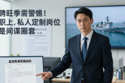 招聘旺季需警惕！求职遇上私人定制岗位竟是间谍圈套