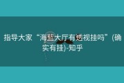 指导大家“海蓝大厅有透视挂吗”(确实有挂)-知乎