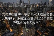 武汉洪山区2025学子聚汉工程招聘会火热举行，84家企业提供6115个岗位吸引2300多名大学生