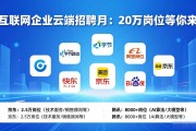 互联网企业云端招聘月：20万岗位等你来
