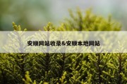 安顺网站收录&amp;安顺本地网站