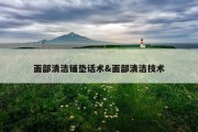 面部清洁铺垫话术&amp;面部清洁技术