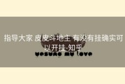  指导大家 皮皮斗地主 有没有挂确实可以开挂-知乎
