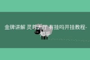  金牌讲解 灵尊大厅 有挂吗开挂教程-知乎