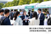 浙江农林大学绿色产业招聘会：200家企业6000岗位，求简历