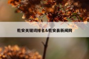 乾安关键词排名&amp;乾安县新闻网