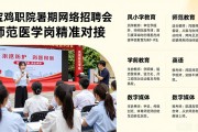 宝鸡职院暑期网络招聘会 师范医学岗精准对接