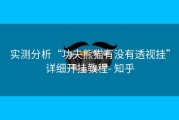 实测分析“功夫熊猫有没有透视挂”详细开挂教程- 知乎