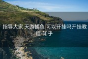  指导大家 天游捕鱼 可以开挂吗开挂教程-知乎