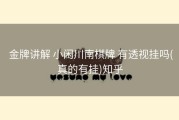  金牌讲解 小闲川南棋牌 有透视挂吗(真的有挂)知乎