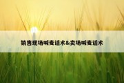 销售现场喊麦话术&amp;卖场喊麦话术