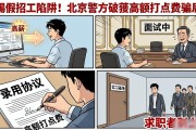 警惕假招工陷阱！北京警方破获高额打点费骗局，求职者别上当