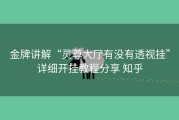 金牌讲解“灵尊大厅有没有透视挂”详细开挂教程分享 知乎