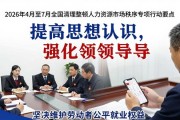 2026年4月至7月全国清理整顿人力资源市场秩序专项行动要点
