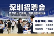 深圳招聘会：百万英才汇南粤，高薪岗位等你来