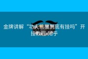 金牌讲解“功夫熊猫到底有挂吗”开挂教程-知乎