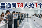 招聘会高薪岗没人去，普通岗78人抢1个