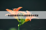 白酒直播话术&amp;白酒直播话术框架
