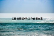 工作日报话术&amp;工作日报文案